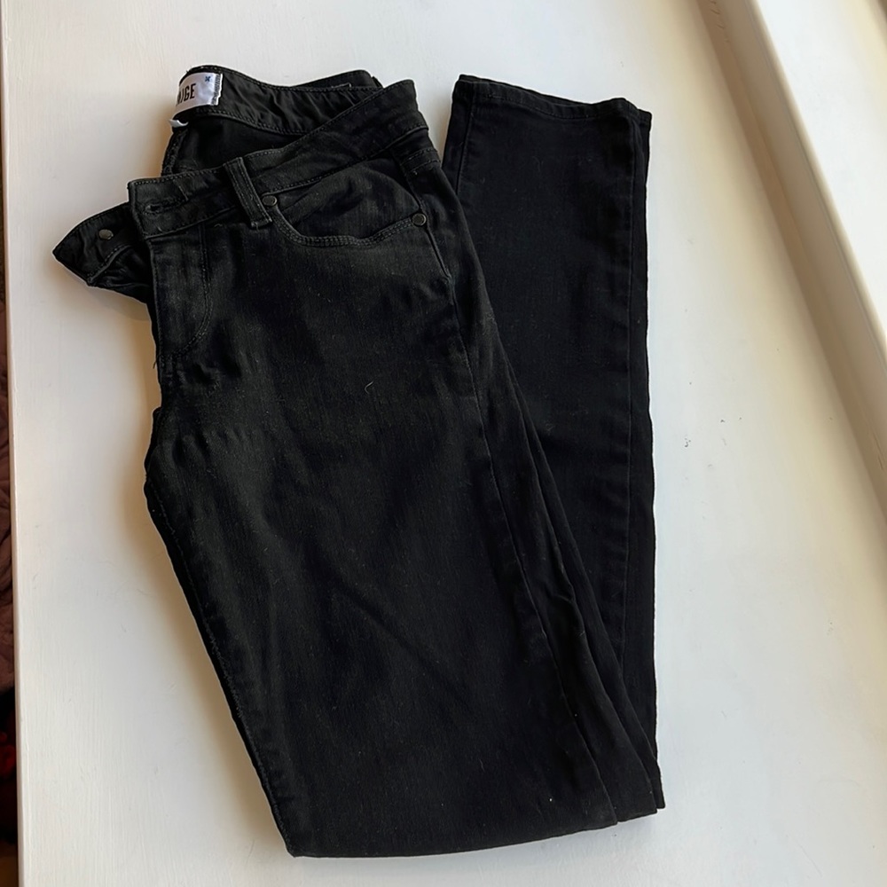Paige Skyline Skinny - black